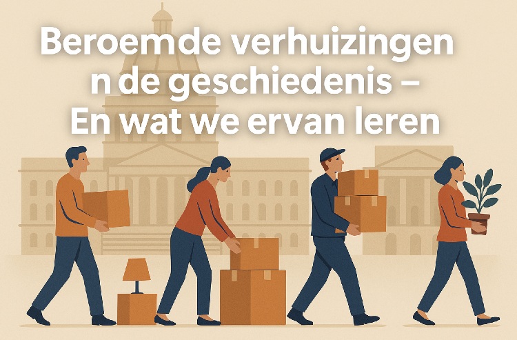 Beroemde verhuizingen in de geschiedenis en wat we ervan leren