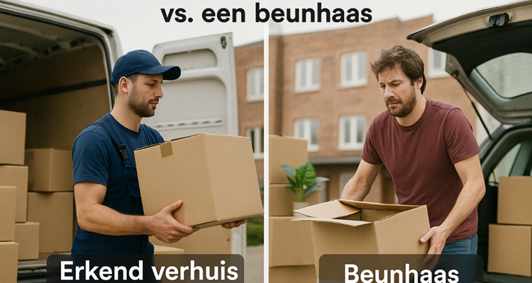Kosten erkend verhuisbedrijf vs beunhaas