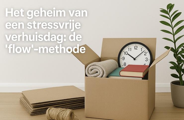 Het geheim van een stressvrije verhuisdag: de ‘flow’-methode