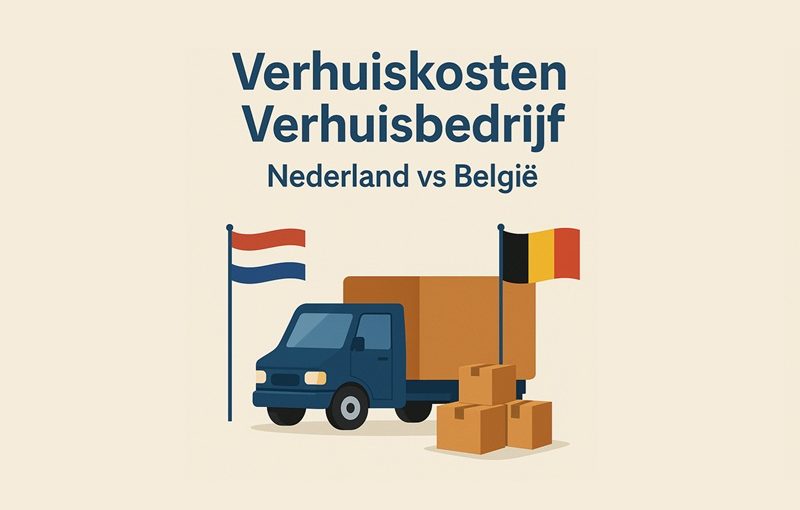 Verhuiskosten verhuisbedrijven Nederland vs België